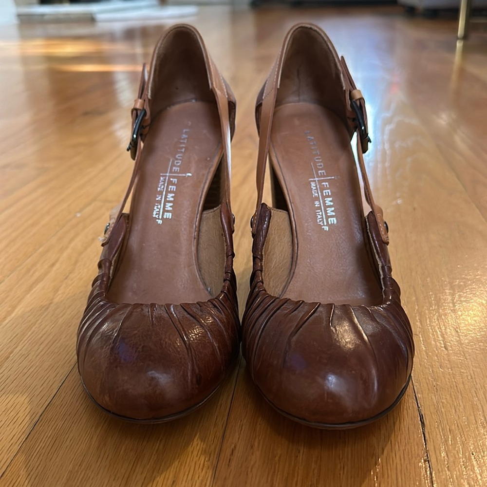 Latitude Femme Heels Size 38/7 Made in Italy